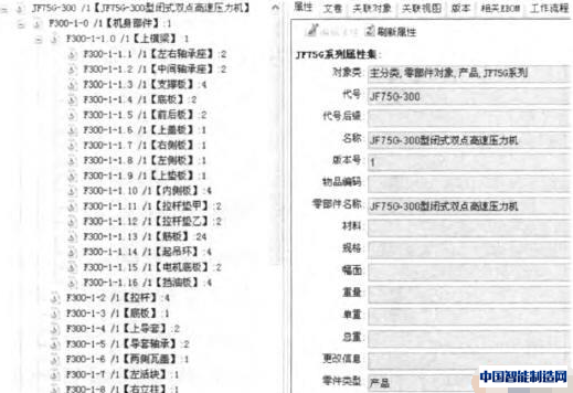 JF75G-300-1-0机身部件EBOM